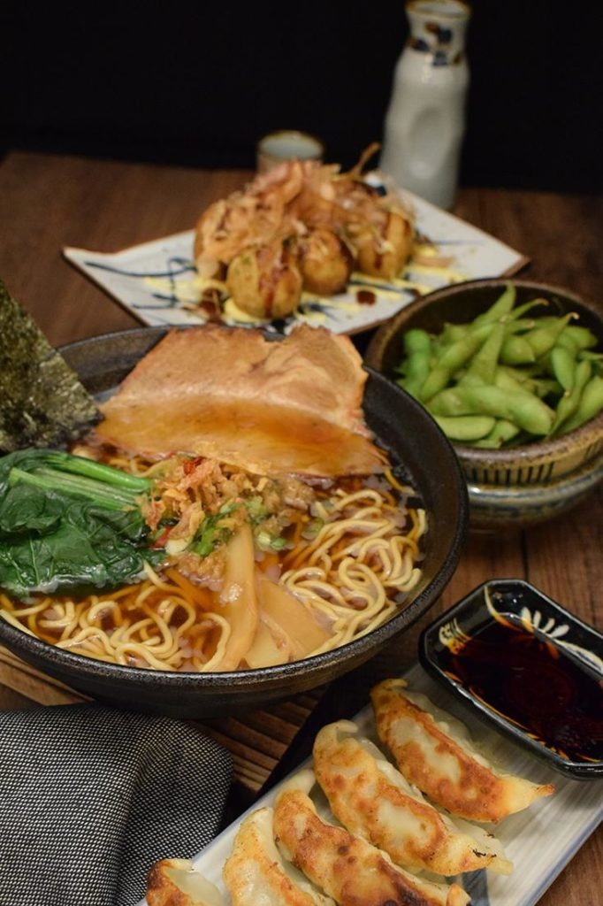 Ramen, gyoza, and izakaya sides